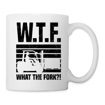 Gabelstaplerfahrer - Tasse - Weiß - Rechts