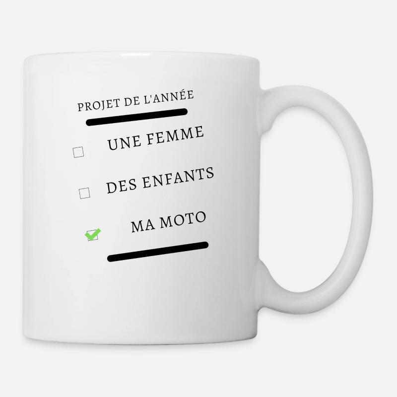 mes projets de l'année - Mug blanc - blanc