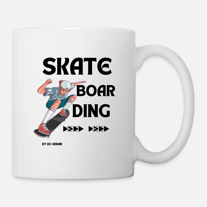 Skateboard par kk-urban - Mug blanc - blanc