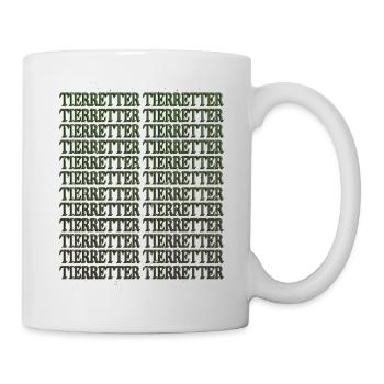 cool spaß dobermann gerechtigkeit witzig - Tasse - Weiß - Rechts