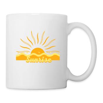 Sunrise - Tasse - Weiß - Rechts