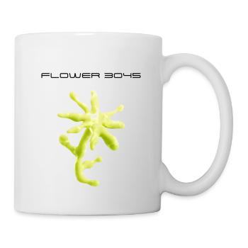 Fleur moderne - Mug blanc - blanc - Droite