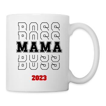 MAMA BOSS T-SHIRT - MAMA GESCHENK MUTTER DES JAHRES - Tasse - Weiß - Rechts