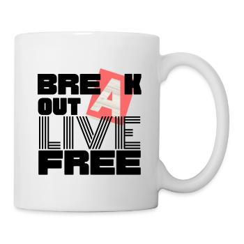 BREAK OUT one - Tasse - Weiß - Rechts