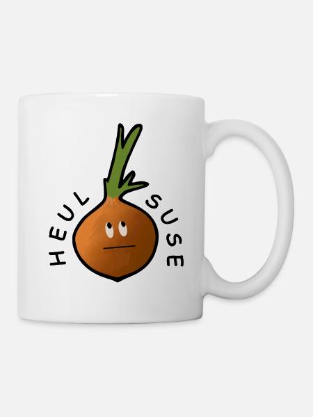 Heulsuse Zwiebel - Tasse - Weiß