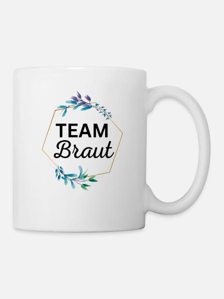 Team Braut JGA - Tasse - Weiß