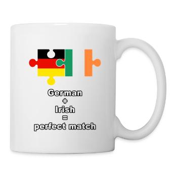 German Irish Puzzle - Mug - white - Right