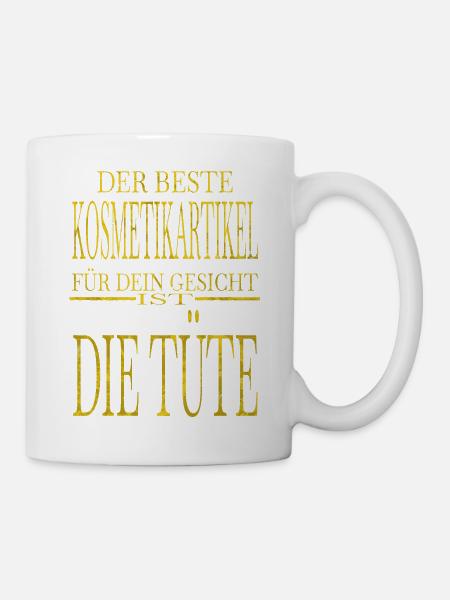 kosmetikerin schminke nägel styling maniküre - Tasse - Weiß