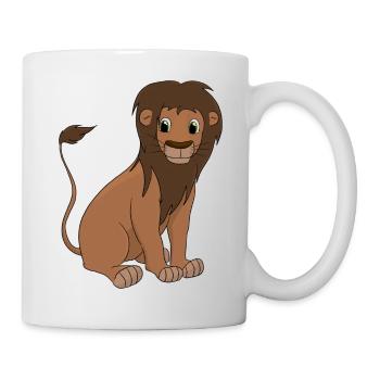 Leo der Löwe - Tasse - Weiß - Rechts