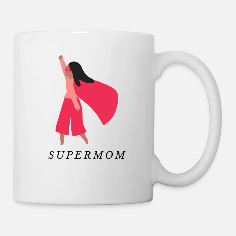 Supermom - Tasse - Weiß