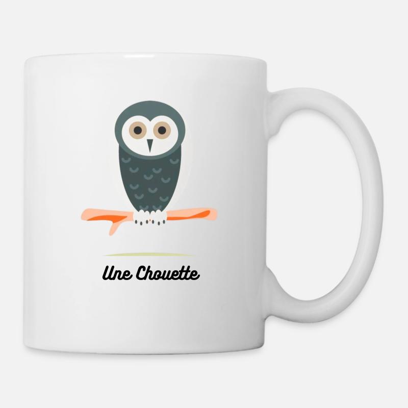 Une Chouette - Mug blanc - blanc
