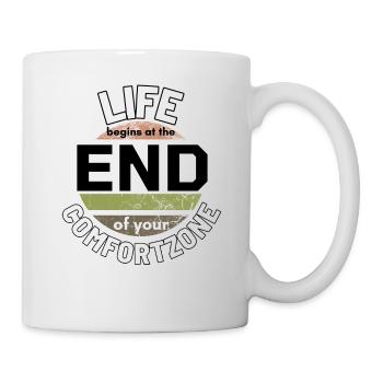 Slogan shirts Motivational sayings Motivational quotes - Mug - white - Right