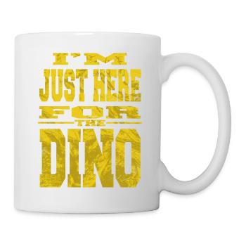 Costume de dinosaure mignon T Animal Présent Bday - Mug blanc - blanc - Droite