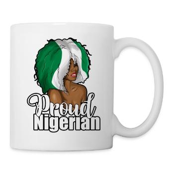 Nigeria Nigerian Africa Flag Pride I Gift - Mug - white - Right