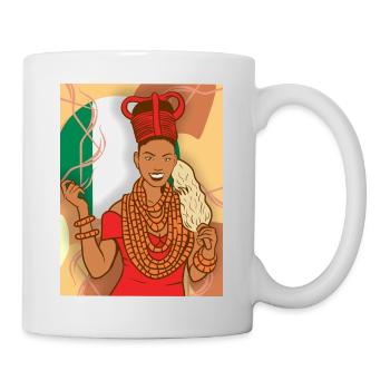 Nigeria Nigerian Africa Flag Pride I Gift - Mug - white - Right