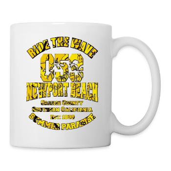 Newport Beach City - Orange county CA - Mug - white - Right