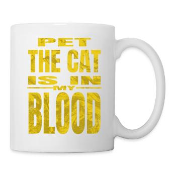 Cat Face Hoodies and Sweatshirts Geek Big Cat - Mug - white - Right