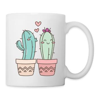 Gib mir einen Kuss - Tasse - Weiß - Rechts