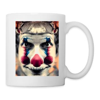Clown - Tasse - Weiß - Rechts