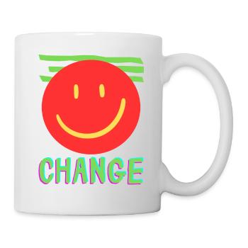 CHANGE - Tasse - Weiß - Rechts