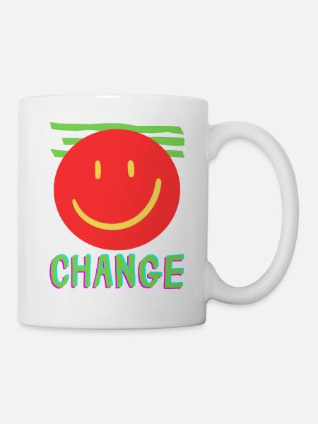 CHANGE - Tasse - Weiß