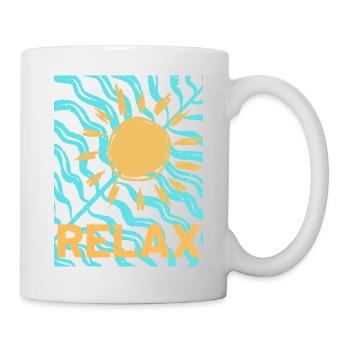 relax - Tasse - Weiß - Rechts