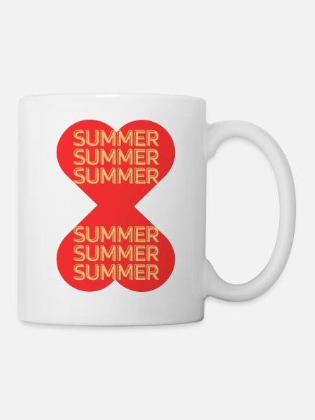 summer - Tasse - Weiß