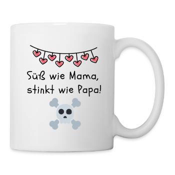 Mama Liebe - Tasse - Weiß - Rechts