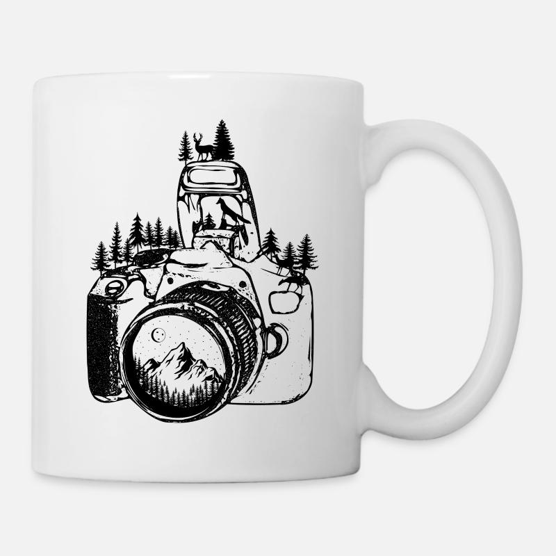 Caméra - Mug blanc - blanc
