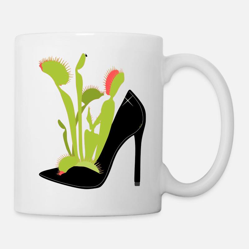 Venusfliegenfalle - Tasse - Weiß