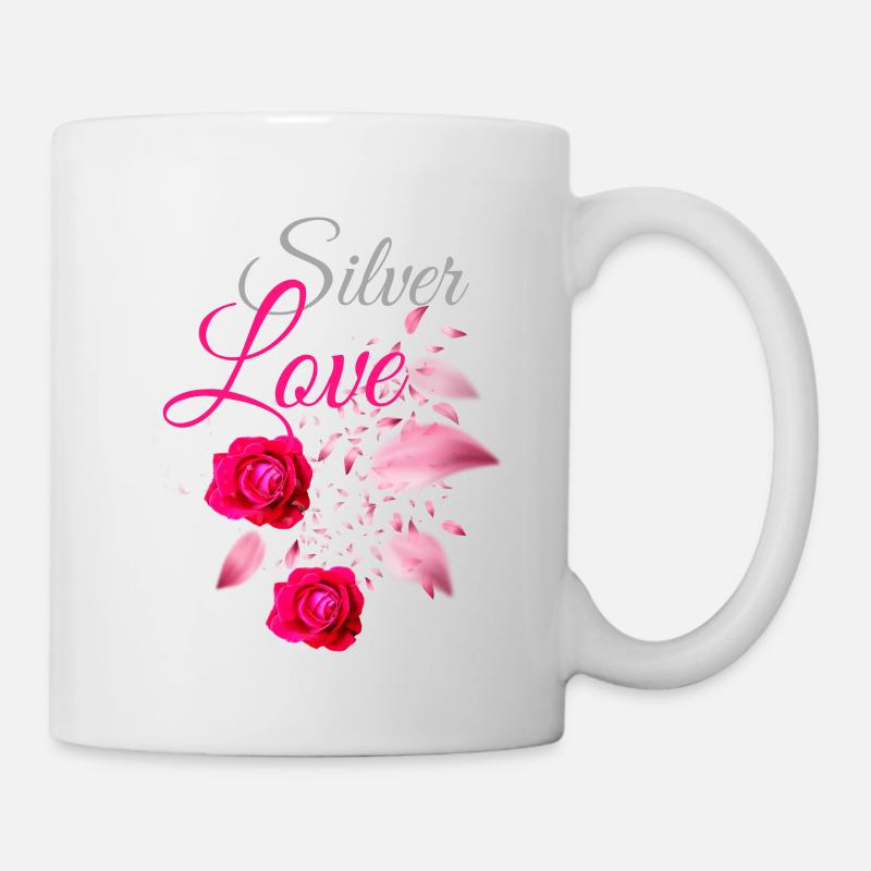 Silver Love Spring - Tasse - Weiß