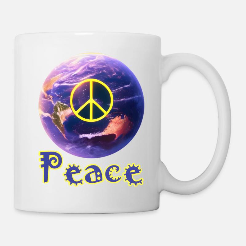 La paix dans le monde - Mug blanc - blanc