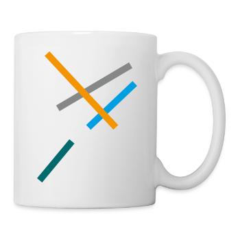 Minimal stripe design - Mug - white - Right