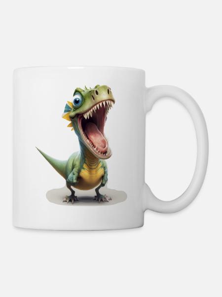 Dexo the little dinausore - Mug - white
