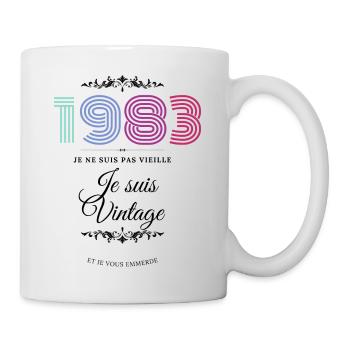 1983 - Mug blanc - blanc - Droite
