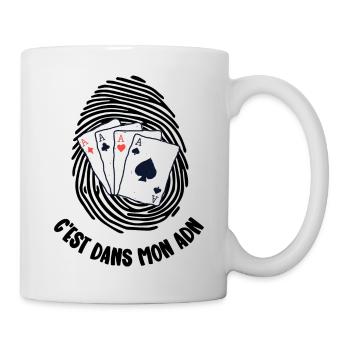 mon adn - Mug blanc - blanc - Droite
