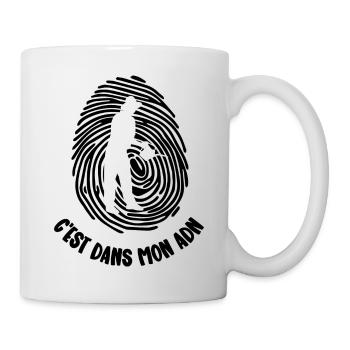 mon adn - Mug blanc - blanc - Droite