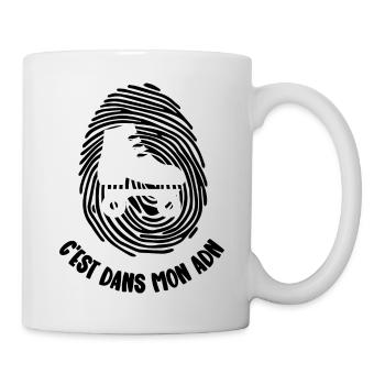 mon adn - Mug blanc - blanc - Droite