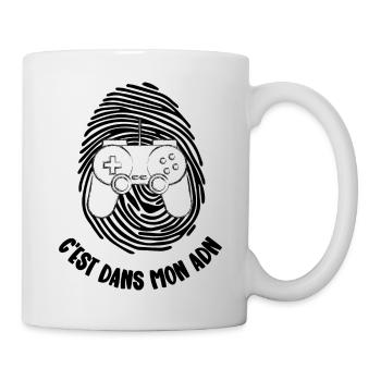 mon adn - Mug blanc - blanc - Droite