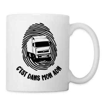 mon adn - Mug blanc - blanc - Droite