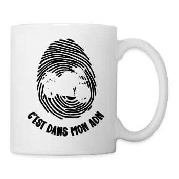 mon adn - Mug blanc - blanc - Droite