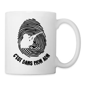 mon adn - Mug blanc - blanc - Droite