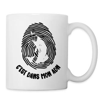 mon adn - Mug blanc - blanc - Droite