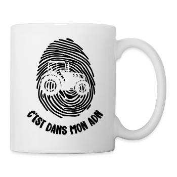 mon adn - Mug blanc - blanc - Droite