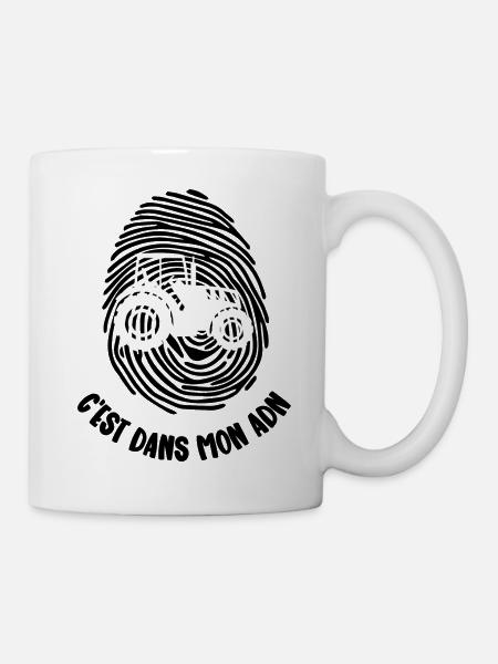 mon adn - Mug blanc - blanc