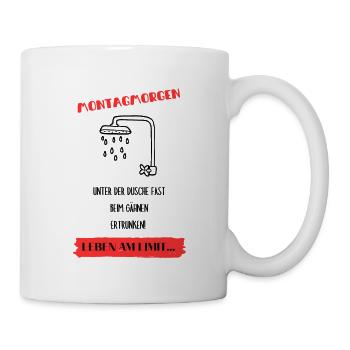 Montag Morgen - Tasse - Weiß - Rechts