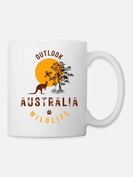 Outlook Australia Wildlife - Tasse - Weiß