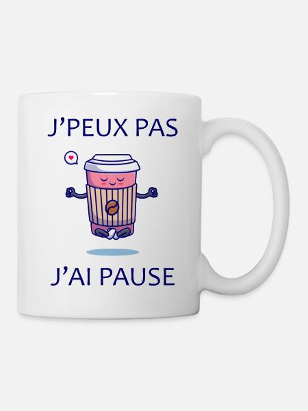 Pause Café - Mug blanc - blanc