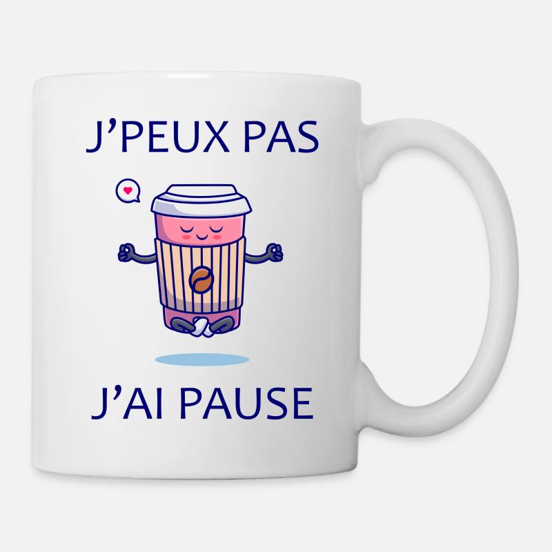 Pause Café - Mug blanc - blanc