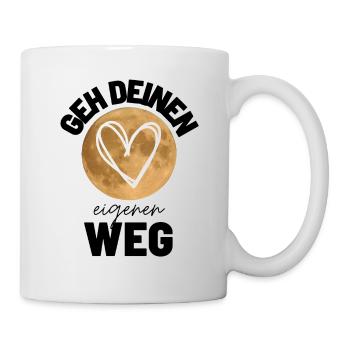 Sprücheshirts Motivationssprüche Motivationsspruch - Tasse - Weiß - Rechts